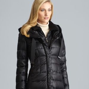 T Tahari Hooded Down 'Olivia' Coat